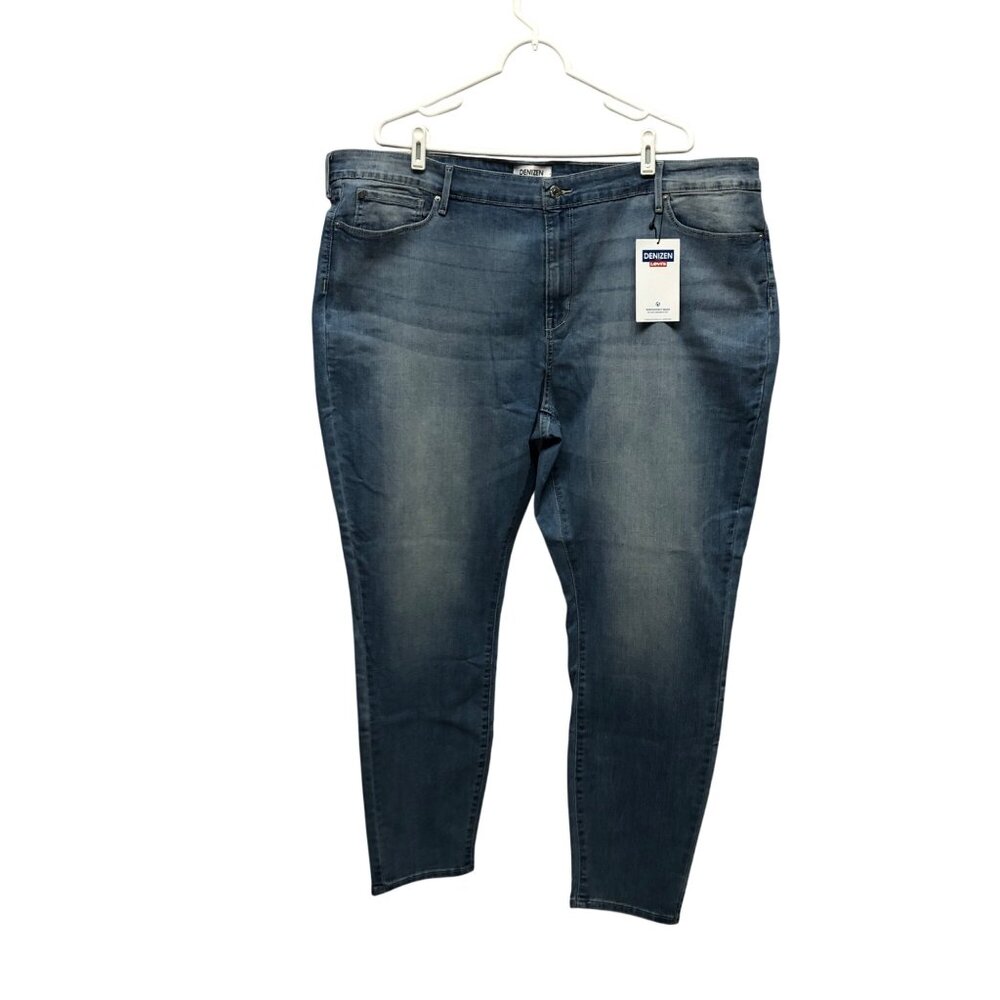 Levis Denizen Jeans Women Size 26W Mid Rise Skinny Essential Stretch Denim NEW